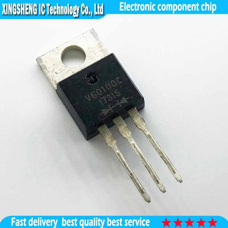 10pcs V60100C MBR60100CT TO220 MBR60100 TO220 Schottky diode 60A 100V