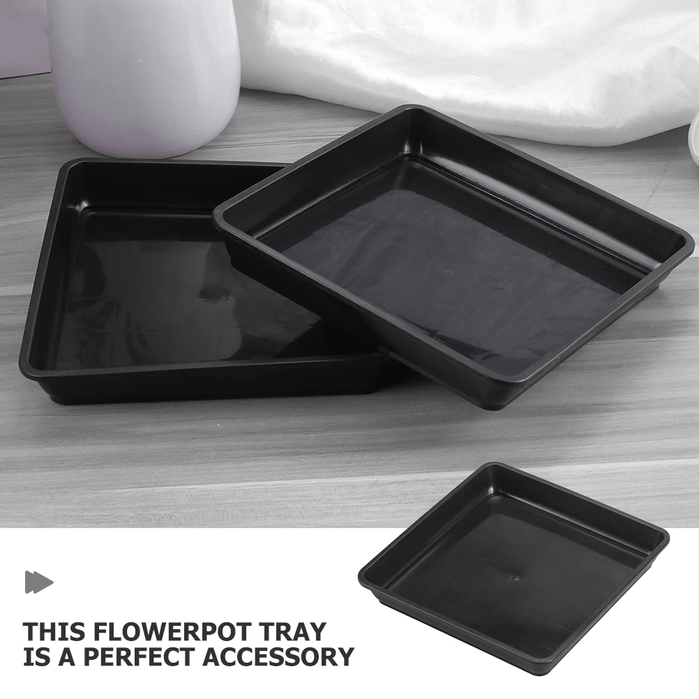 

15 Pcs Plants Plastic Planter Saucer Flower Pot Base Tray Potted Trays Abs Flowerpot Drip