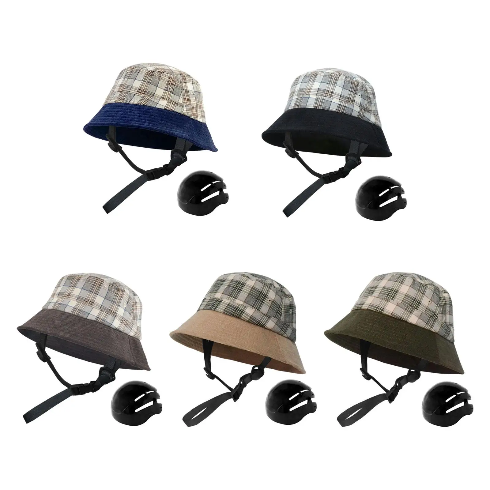 Wide Brim Bucket Hat with Impact Resistant Head Shell for Women Fishing Hiking Camping Quick Dry Breathable Summer