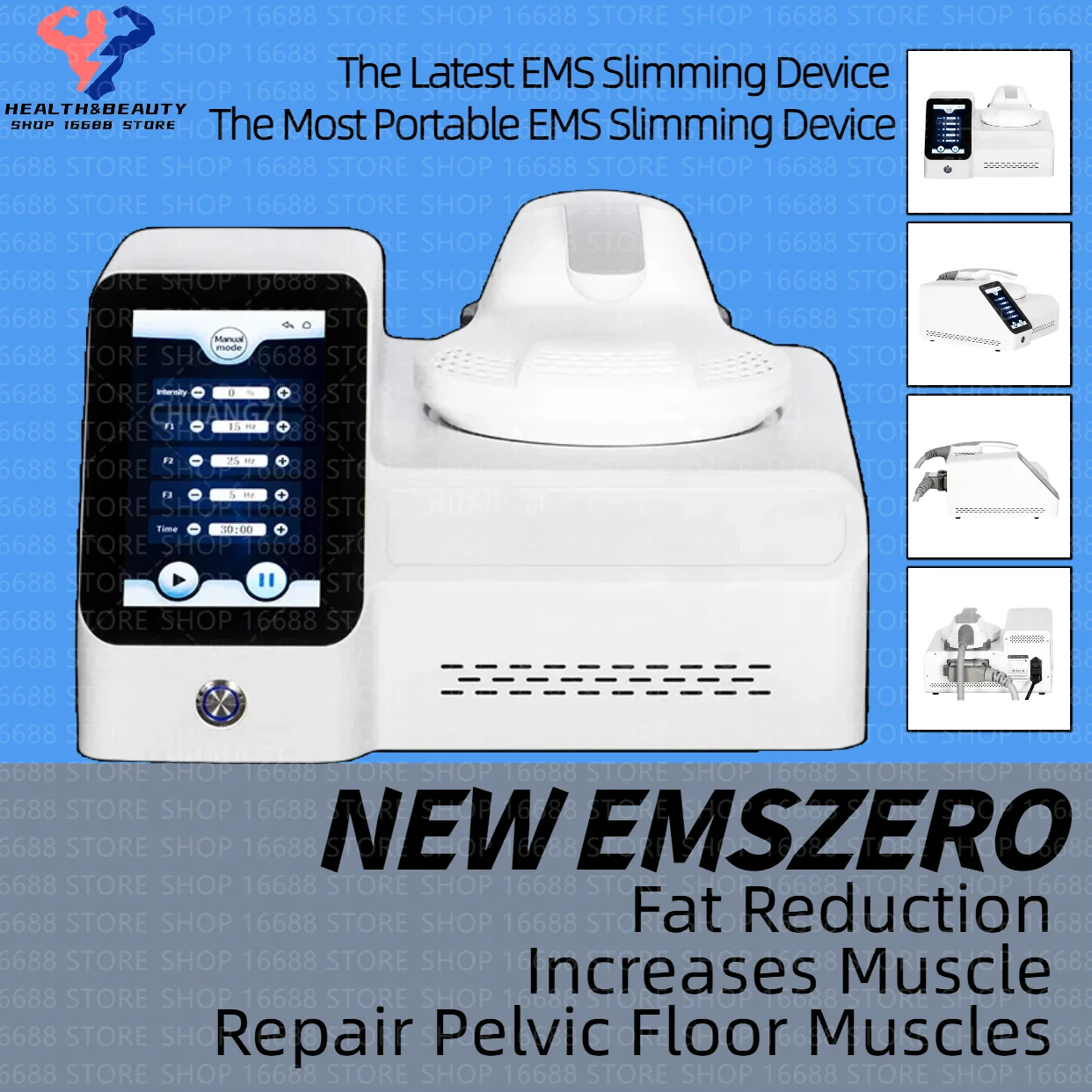 

EMSlim Body Sculpt Machine Burn Fat Electromagnetic Body Slimming Muscle Build Butt Stimulation Fat Removal Machine EMSzero