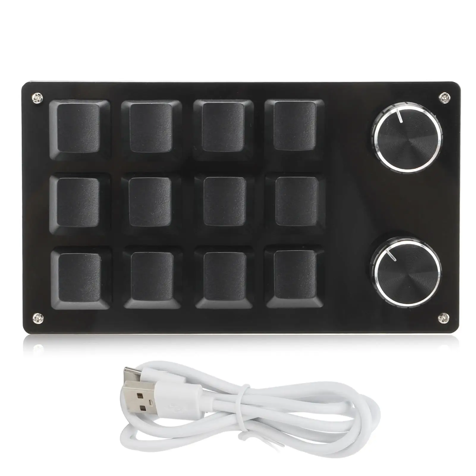 

One Handed Macro Mechanical Keyboard 12 Key Programmable Keypad for Gaming for office Lab Use