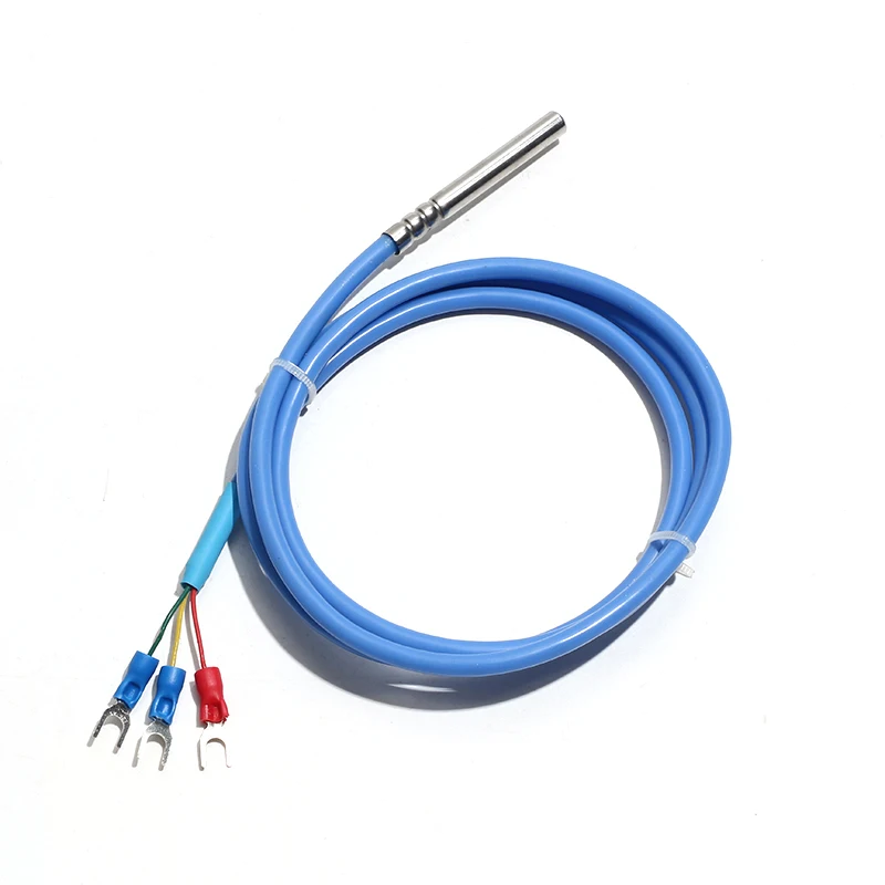 1PC DS18B20 Digital Signal Waterproof Probe High Temperature Silicone Shielded Wire Anti-interference Temperature Sensor
