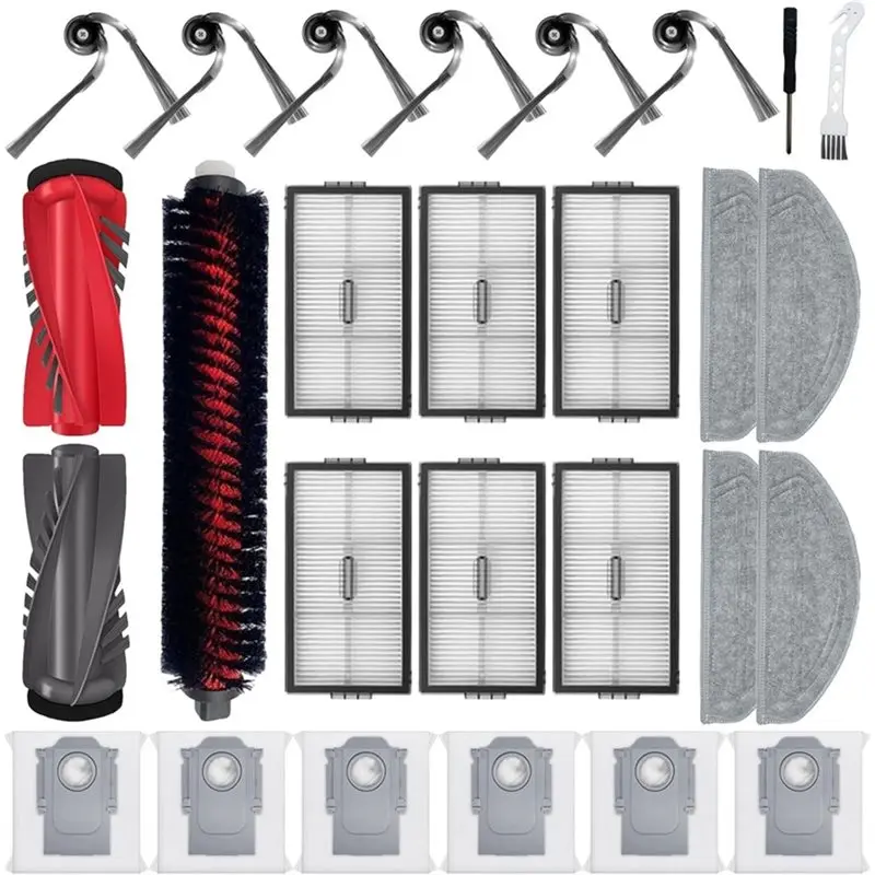【offre-unique-de-l'annEe】accessoires-de-remplacement-pour-roborock-s10-maxv-ultra-brosse-laterale-filtre-hepa-sac-a-poussiere-pour-serpilliere