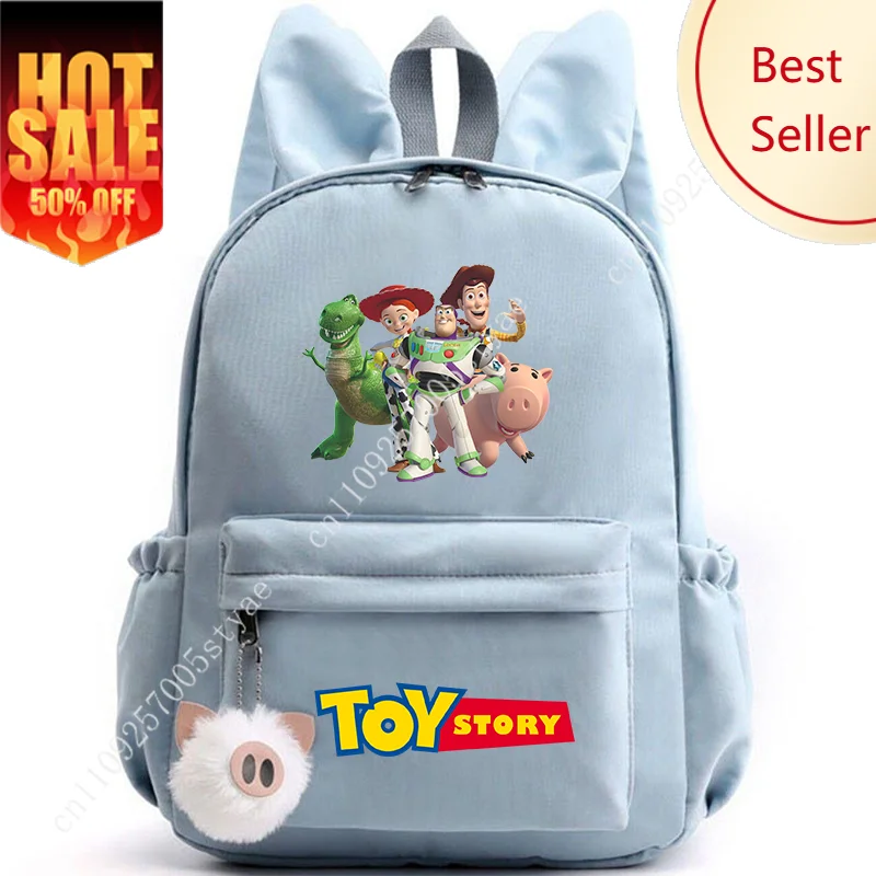 

Toy Story Woody Buzz Lightyear Backpack Rucksack Casual School Bags Travel Backpacks Mochila