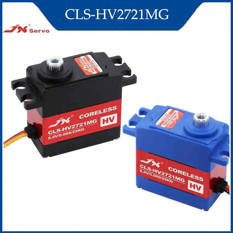 JX Servo CLS-HV2721MG 22.0KG Mini Servo Motor Digital Para Asa Fixa FPV Drone Helicóptero Avião Modelos de Carro RC