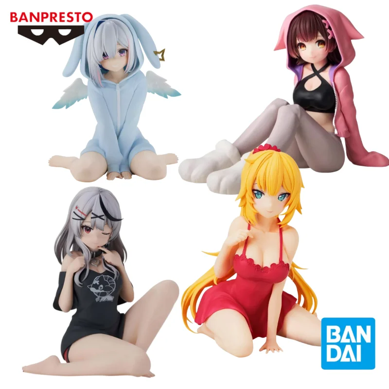 

В наличии оригинальный BANDAI BANPRESTO Hololive IF Relax Time Sakamata Chloe Amane Kanata ‌ Аниме-фигурка Akai Haato Robocosan, подарки