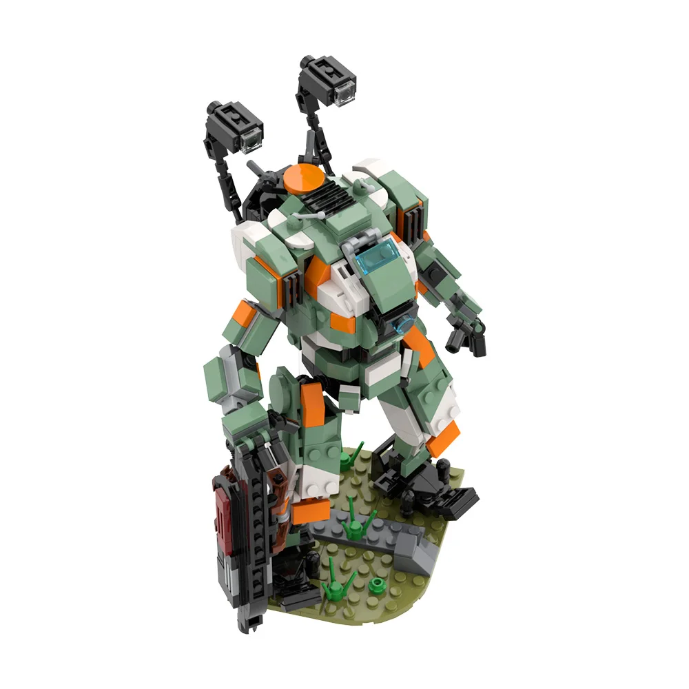 

MOC Popular Games Titanfall 2 BT7274 Titan Robot Bricks Model BT7274 Titan Battle Robot Building Blocks Assemble Toys Kids Gifts