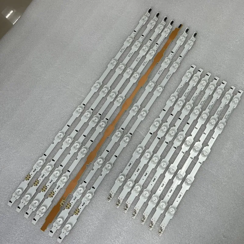 14 PCS LED Strip for Samsung UE55HU6900 UE55HU6900S UE55HU7000 UN55HU6950F UN55HU6840F BN96-34251A 34252A 32182A 32183A