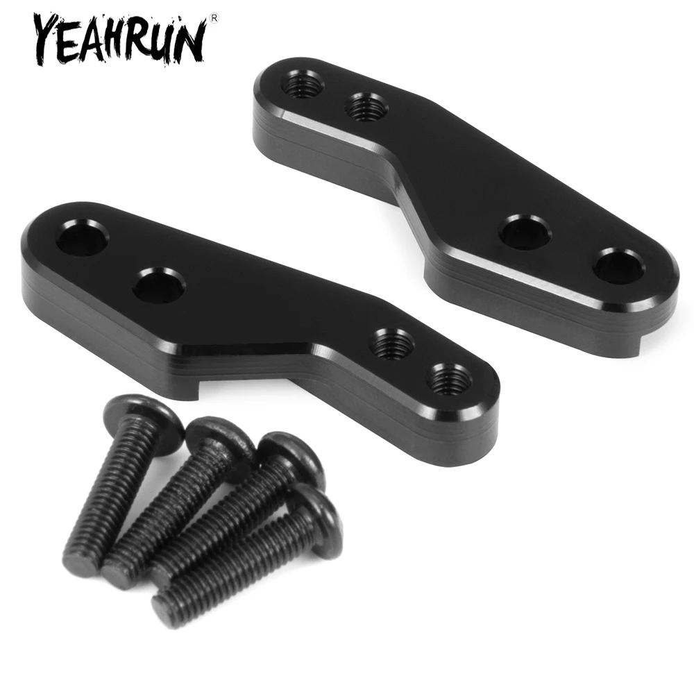 YEAHRUN 2Pcs Aluminum Alloy Rear Shock Mount for 1/10 RC Car Drag Slash C10 1976  Short-course Truck