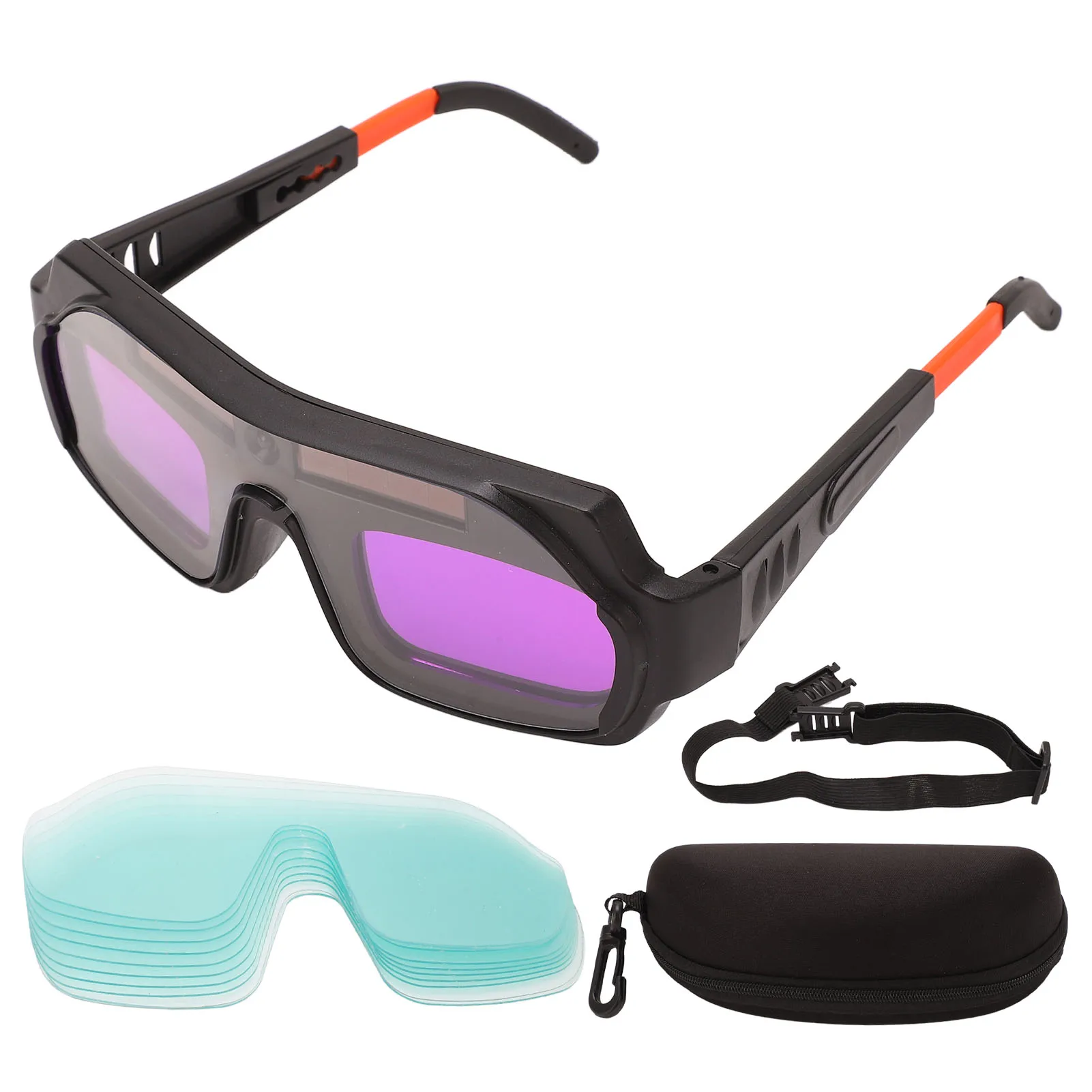 Auto Darkening Welding Goggle Solar Eye Safety Protective PC Glasses for Welder Soldering Auto Darkening Welding Goggle