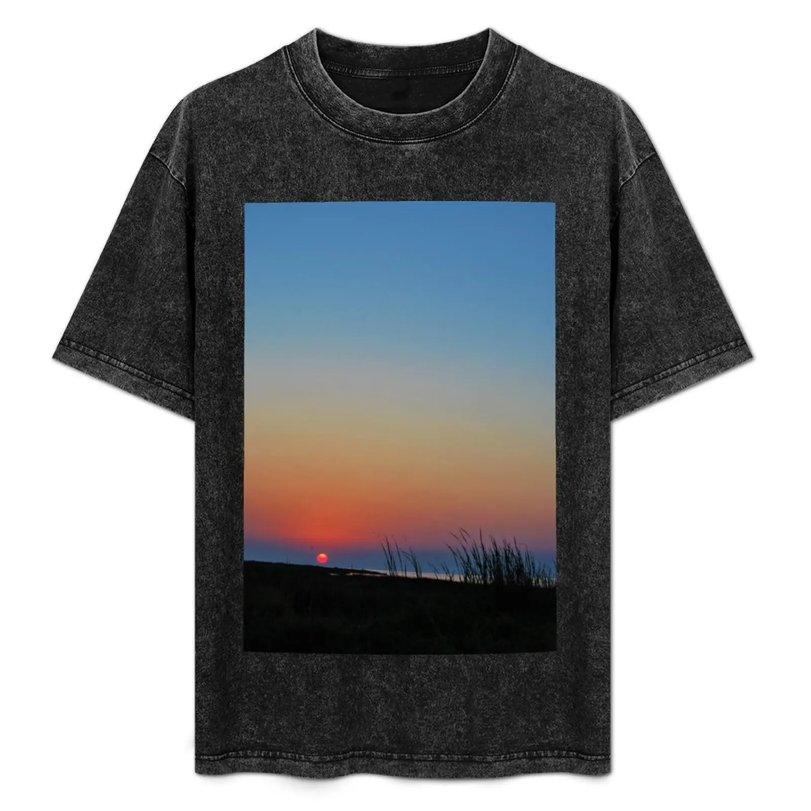 

Colorful Sunrise T-Shirt Work Wear Short Sleeve T-Shirt