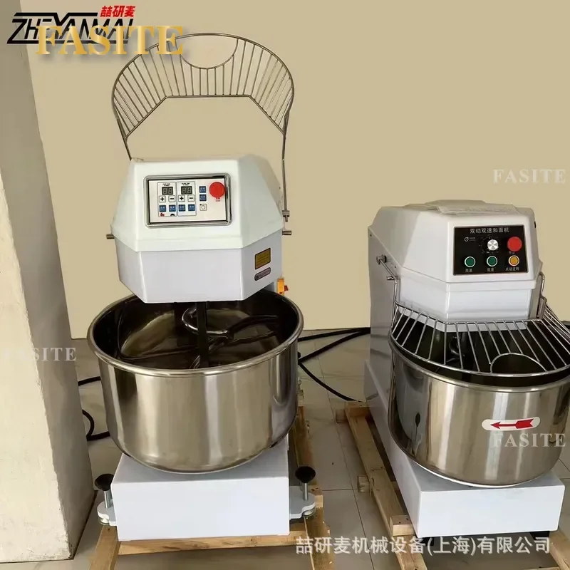 For Commercial Spiral Dough Mixer 10kg 20kg 25kg 40kg Heavy Duty Electric Bread Kneading Machine Bakery Restaurant Kitchen