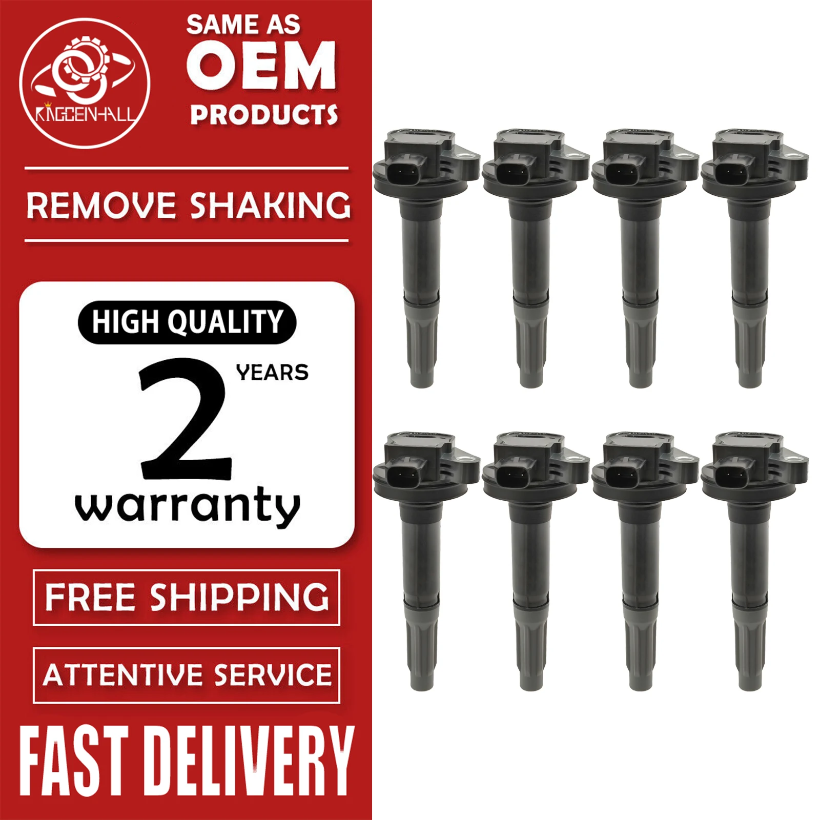 8Pcs New Ignition C…