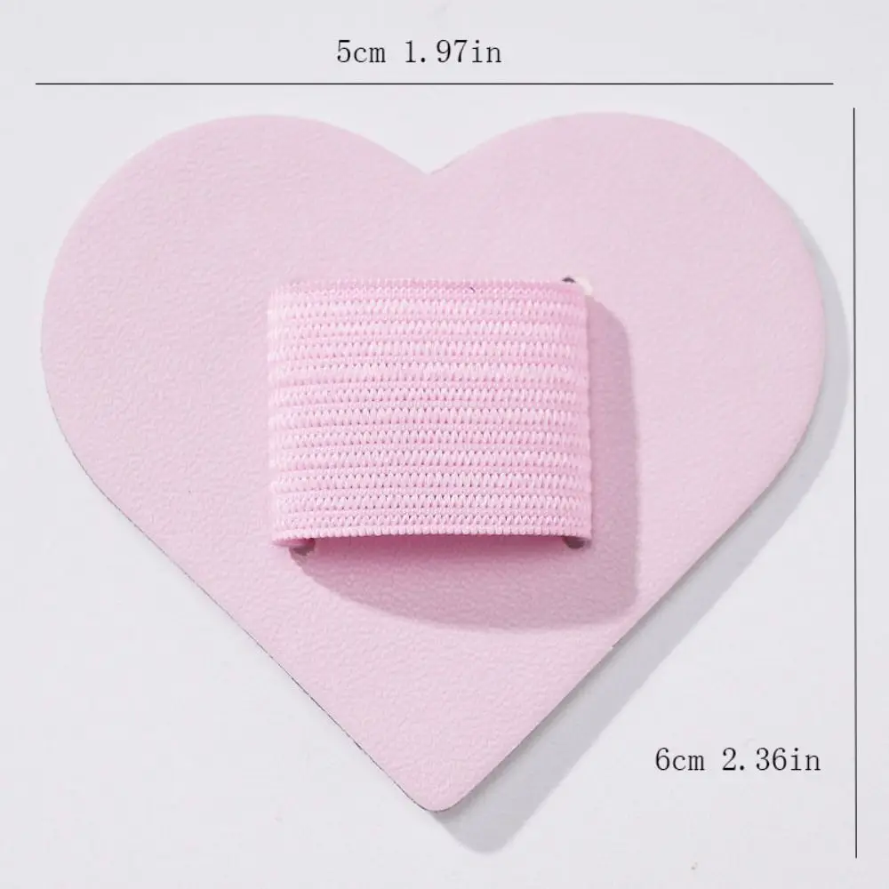 Love Creative Pu Leather Self-Adhesive Pen Holder Simple Spot Notebook Tablet Accessories Pen Clamp Elastic Pen Insert