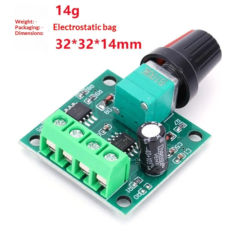 For Small Dc Motor Control Generic Pwm Dc Motor Speed Controller 1803bk 1.8v 3v 5v 6v 12v 2a Speed Switch With Switch Function