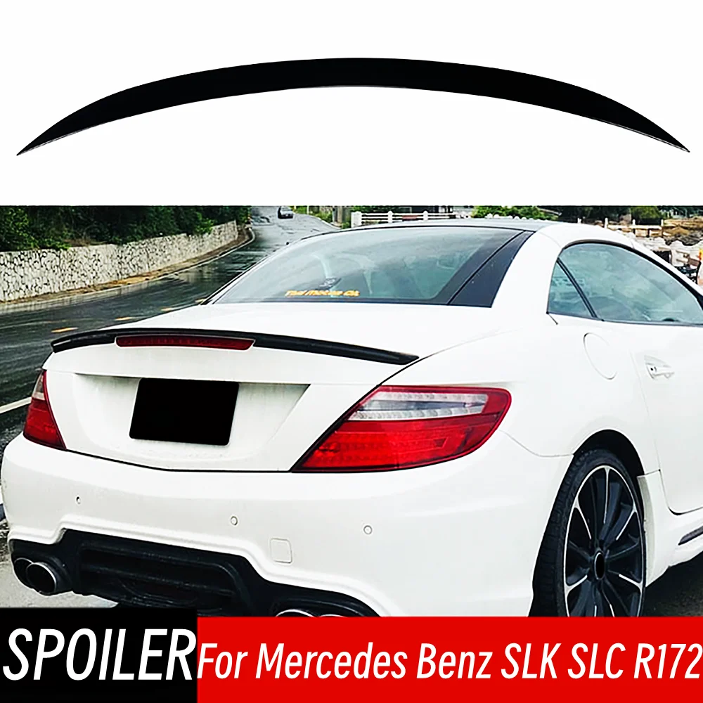 

For 2011-2019 Mercedes Benz SLK SLC R172 200 250 300 350 SLK55 AMG SLC 43 AMG Rear Trunk Lid Spoiler Wings Car Accessories Part