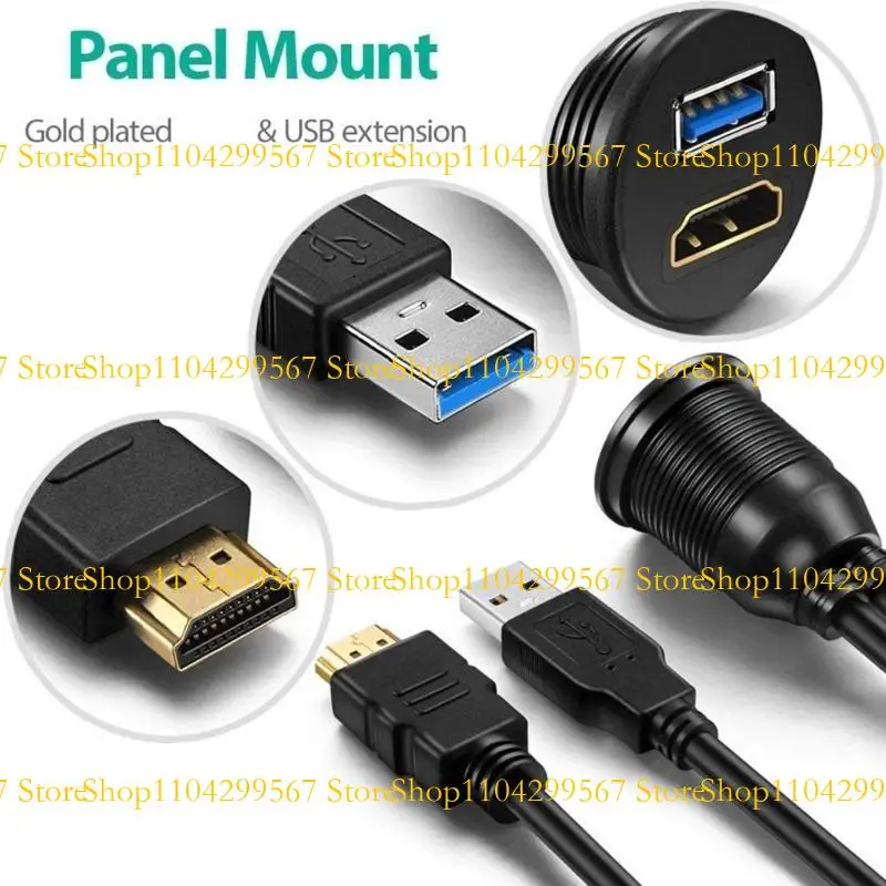 CS1W 1M/2M USB3.0 و HDTV COMBATION MOUNT CABIM