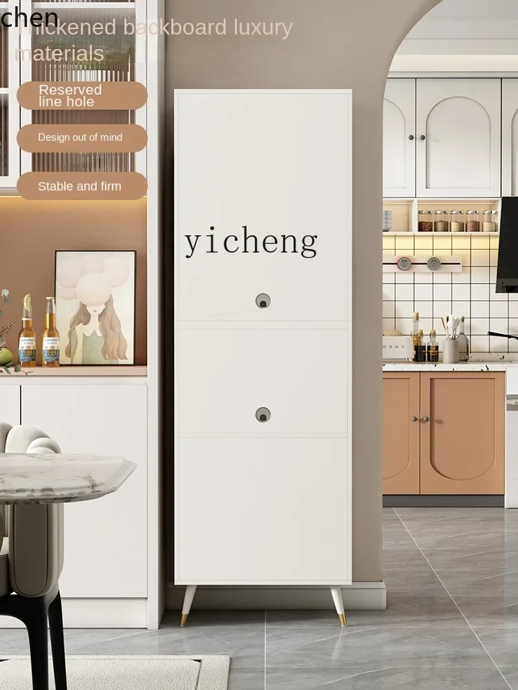 HT Stone Plate Sideboard Cabinet High Cabinet Integrated Tableware Locker Microwave Oven Cabinet