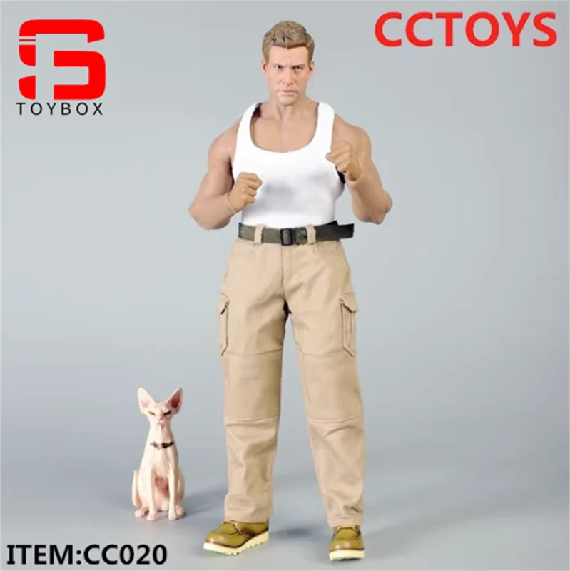 W magazynie CCTOYS CC020 1/6 męskie spodnie bojowe kombinezony ubrania Model Fit 12 cali silny żołnierz mięśni figurka ciało