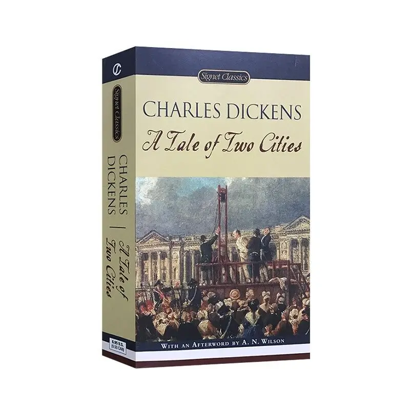 Un cuento de dos ciudades, novela en inglés de Charles Dicken, famoso escritor, libros en inglés para adultos, cuentos populares