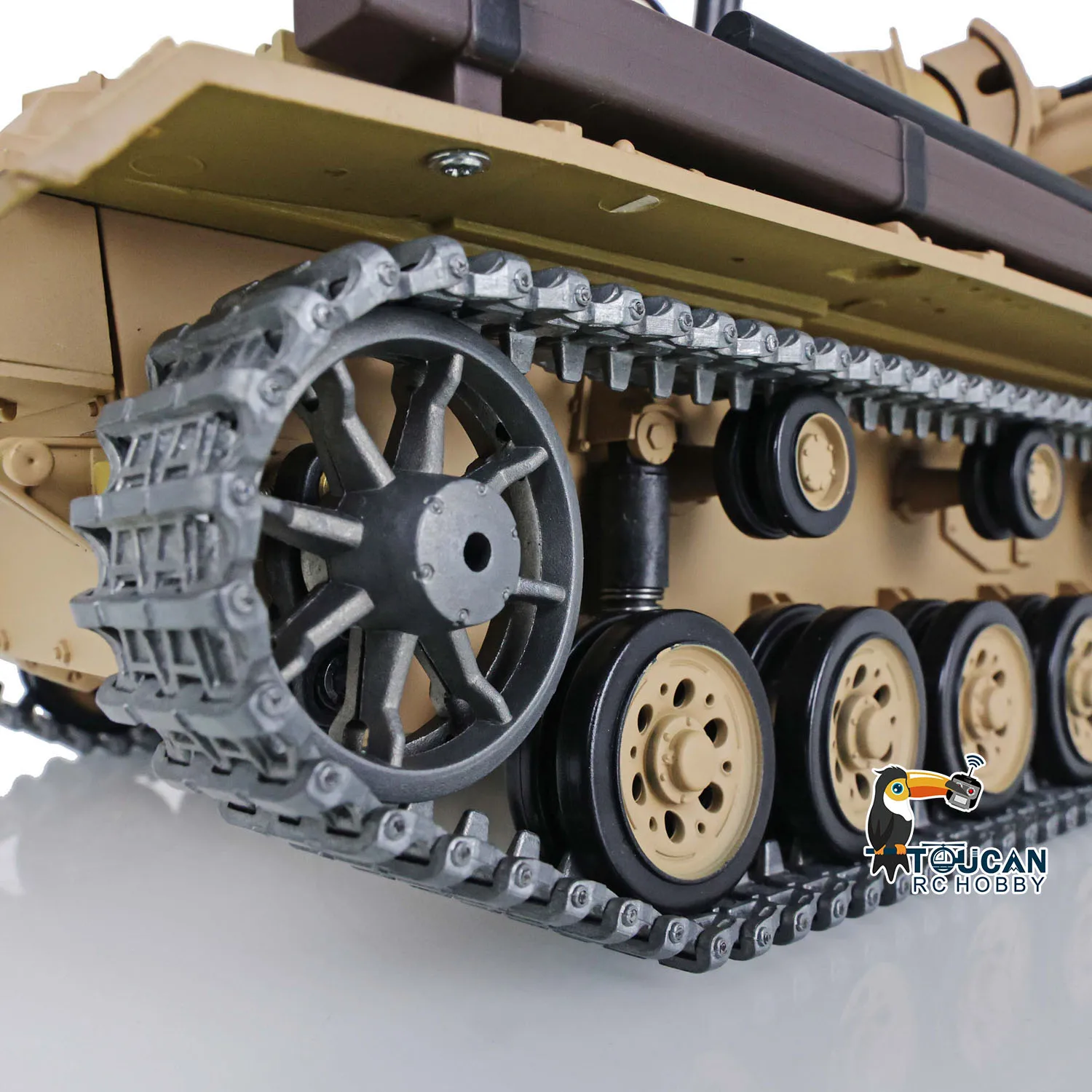 HENG LONG 1/16 7.0 Upgraded Panzer III H RTR RC Tank 3849 Metal Tracks W/ Battery Infrared Combat Toys Boys Cars TH17366