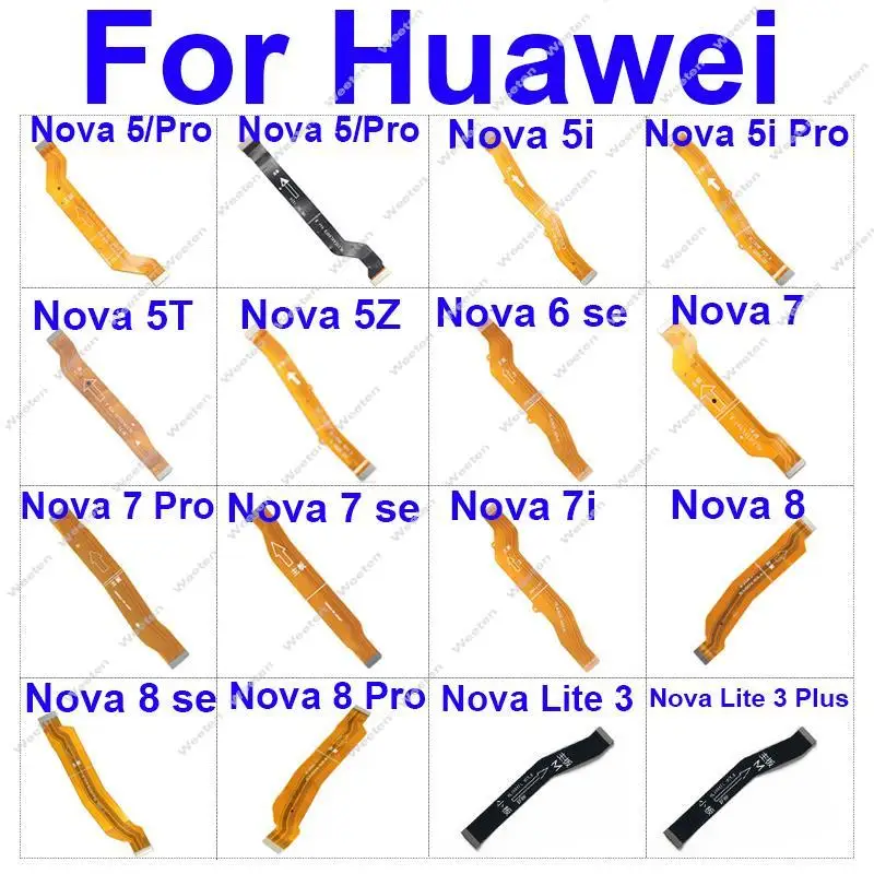 Главный Разъем материнская плата гибкий кабель для Huawei Mate 9 10 Lite материнская плата Разъем Flex лента запасные части