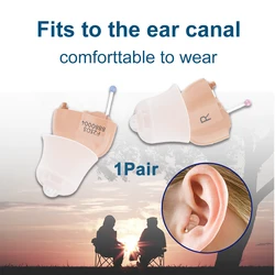 Deep Canal 16-Channel Digital Hearing Aid F23D3 Sound Amplifier Double layer earplugs Noise reduction For Elderly