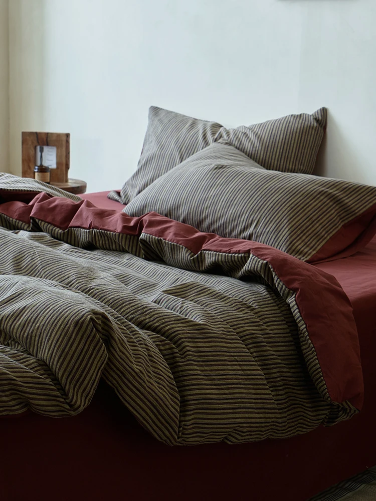 A-Class Cotton Bedding Set Pure Cotton Quilt Cover Floral Patterned Bedding Accories Hypoallergenic for Mother And Baby