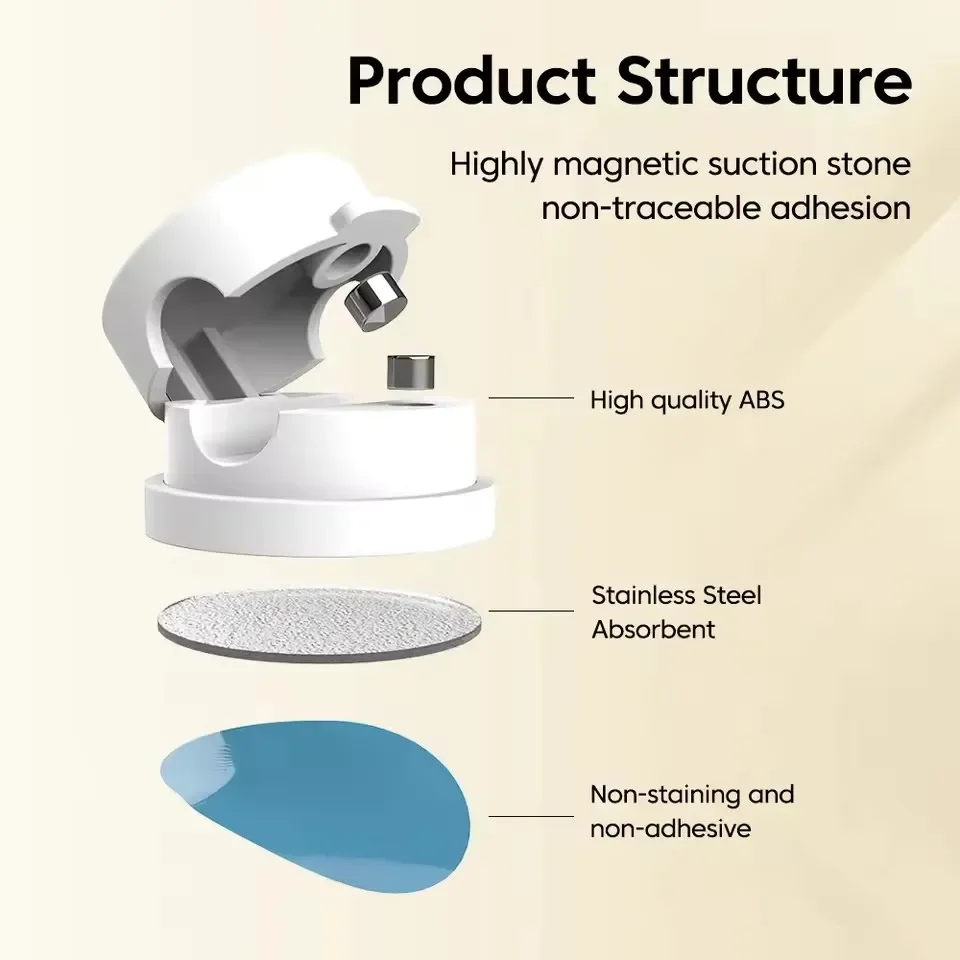 Organizador de cables con clip magnético giratorio 360°, soporte adhesivo para cables, sistema de gestión de cables, enrollador de cables USB para el hogar y la oficina.