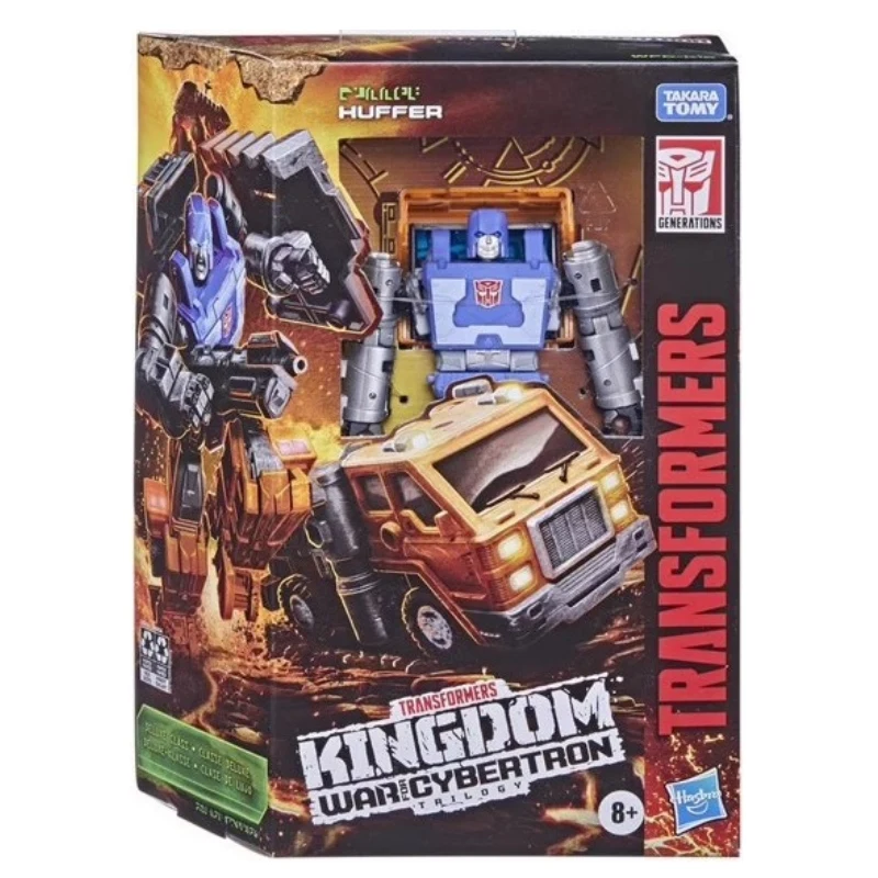 Auf Lager Hasbro Transformation Spielzeug Kingdom War für Cybertron WFC-K16 Deluxe Huffer Actionfiguren Roboter Anime Modell Jungen Geschenk
