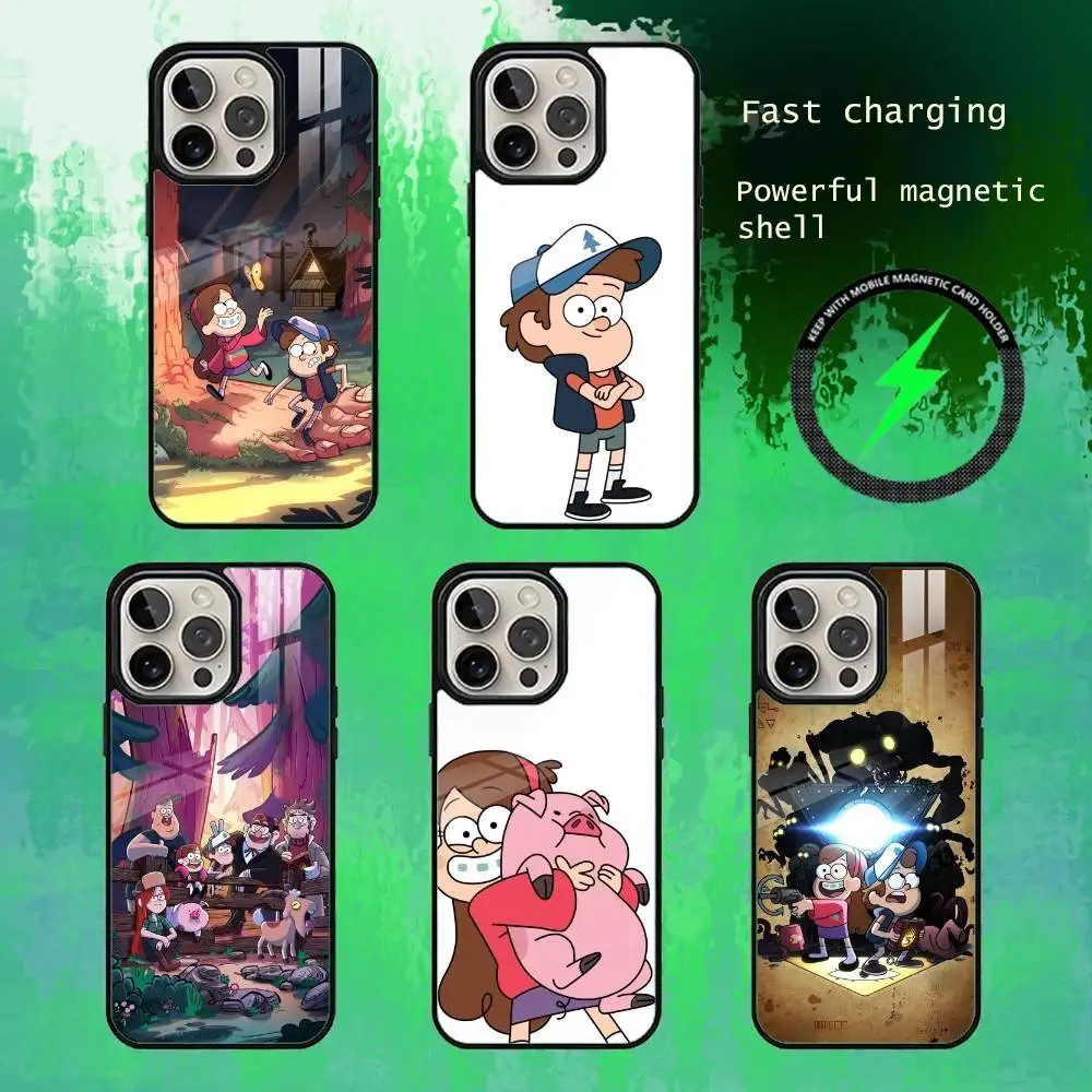 

G-Gravitys F-falls-Wallpaper Phone Case For iPhone17,16,15,14,13 Plus,Pro Max Magnetic For Magsafe Wireless Charging