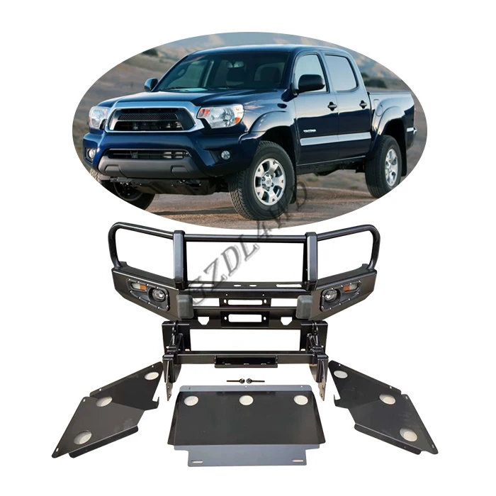 

Стальной передний бампер для Tacoma 2015-2020 4x4 Bull Bar, защита переднего бампера