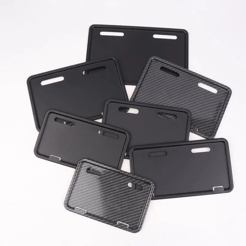 1Pcs Universal Electric Bicycle Stainless Steel License Plate Holder Frame Anti-theft Protective Cover Motorcycle License Plate
