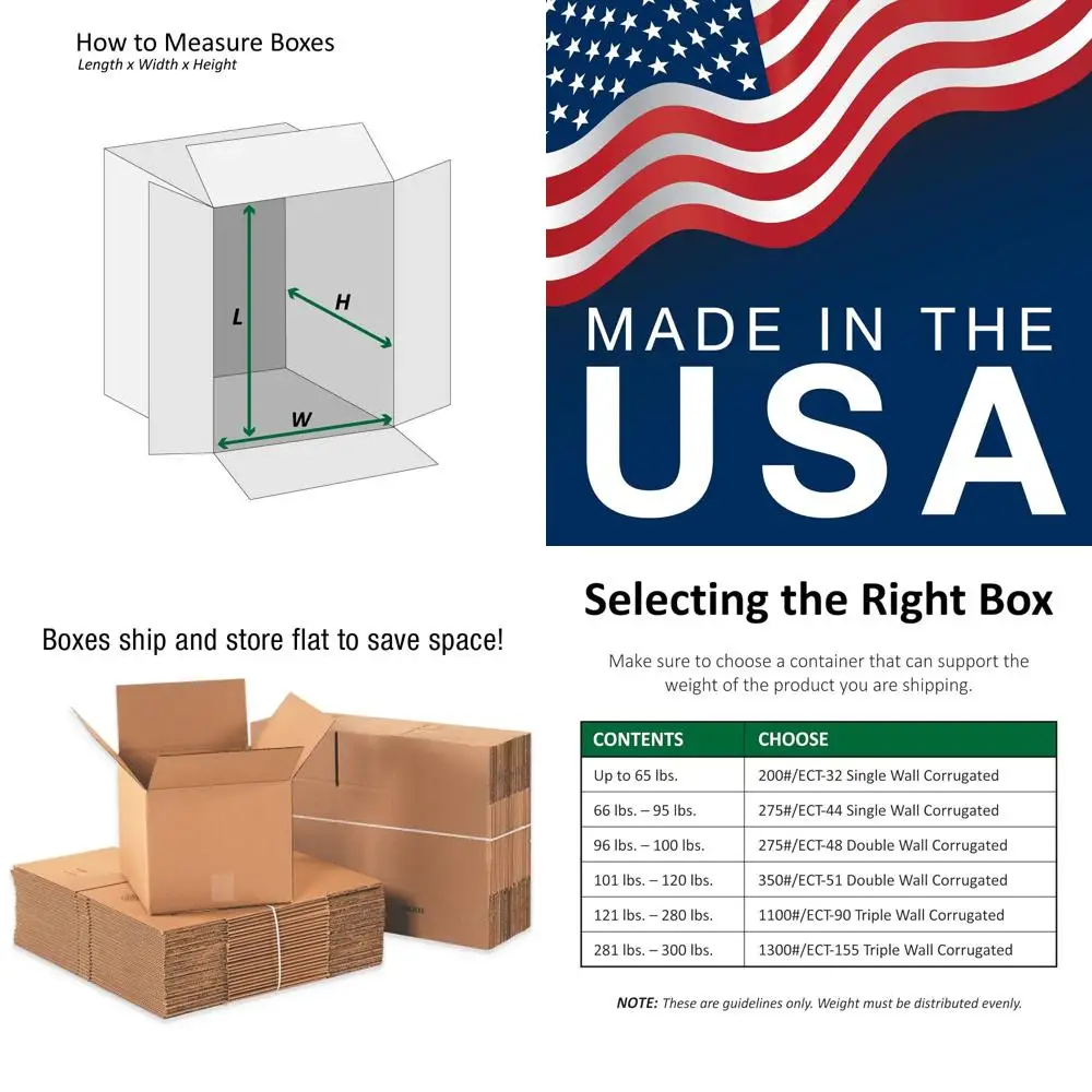 

20x12x12 Inch Heavy-Duty Double Wall Corrugated Cardboard Boxes, Pack of 15 for Shipping, Packing, Moving, and Storage