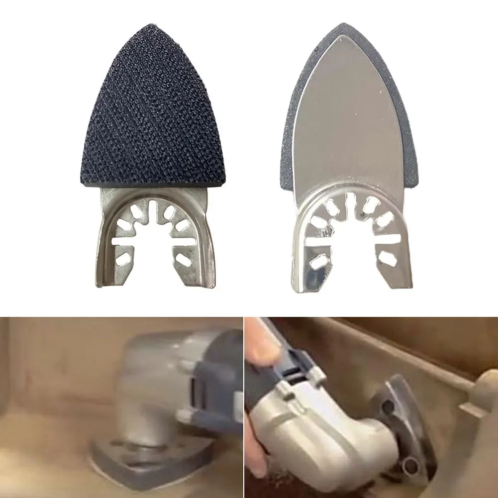 Sandpaper Pad Triangular Sand Disc Oscillating Tool Sanding Disc Sanding Finger Pad Sandpaper Pad Triangle Home Brand New