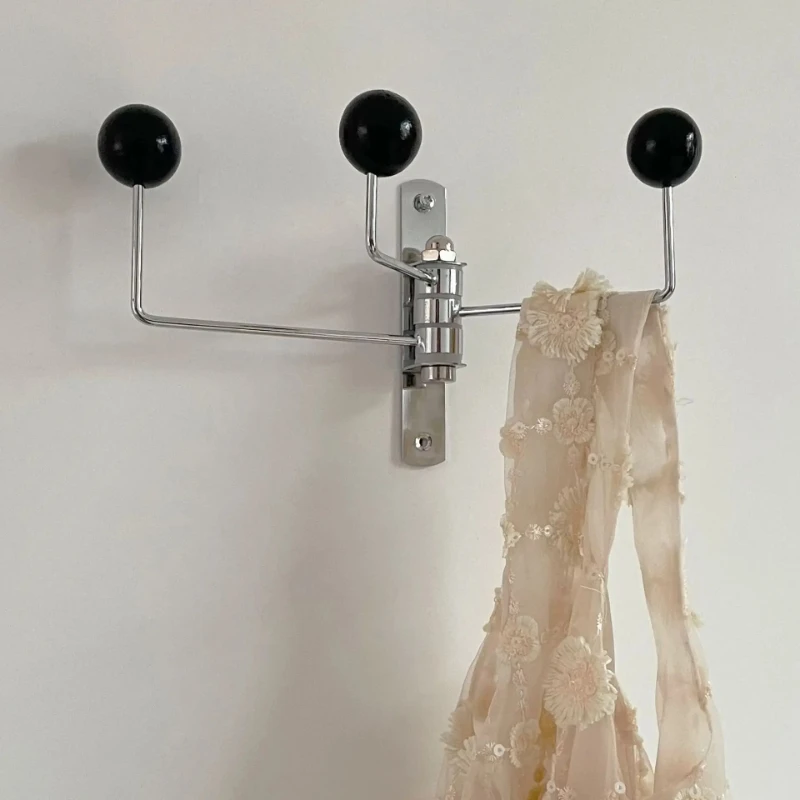 

Винтажный настенный крючок для одежды, вращающийся, для хранения и декора, для дома, магазина одежды, кафе, железный крючок
