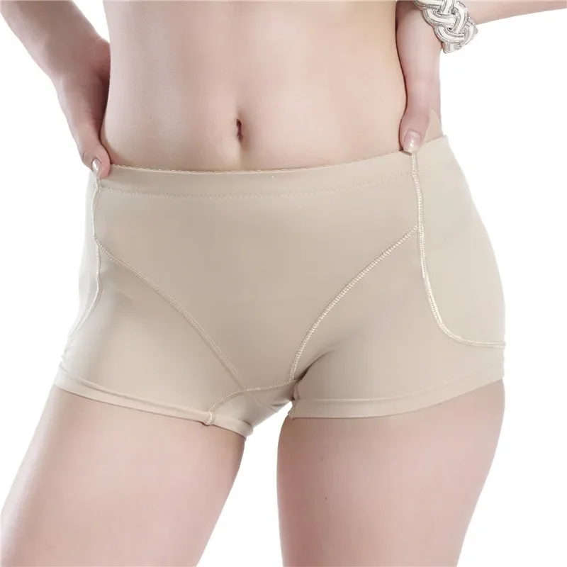 Shapewear Shaper Women Body Slimming Push Up Panties Tummy Control Fake Ass Buttock Lifter Sponge Padded Hip Increase Boxer