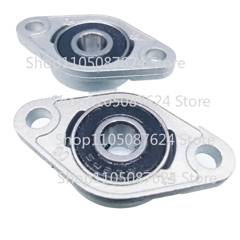 ZZZ 2pcs 8mm Bore KFL08 FL08 Pillow Block Bearing Flange Block Bearings