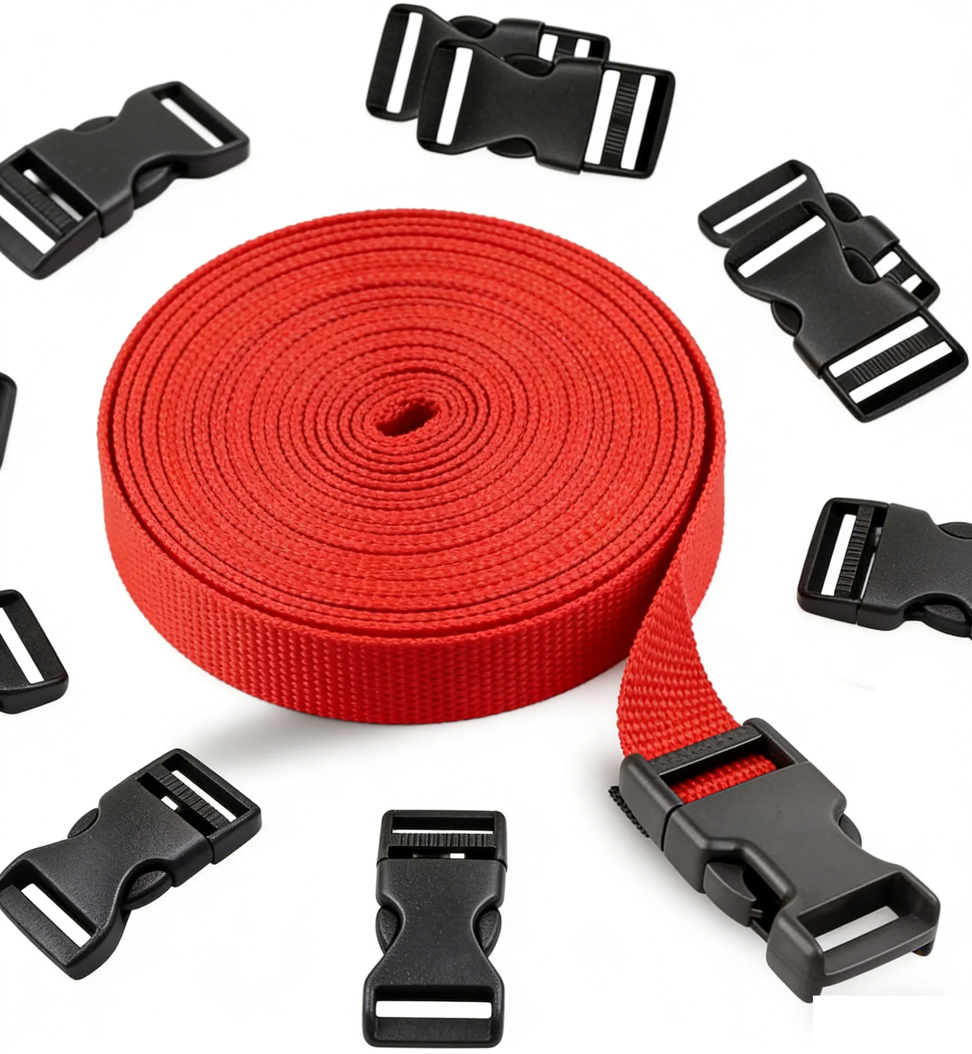 Nylon Webbing Strap Heavy Duty for DIY Luggage Strap Backpac