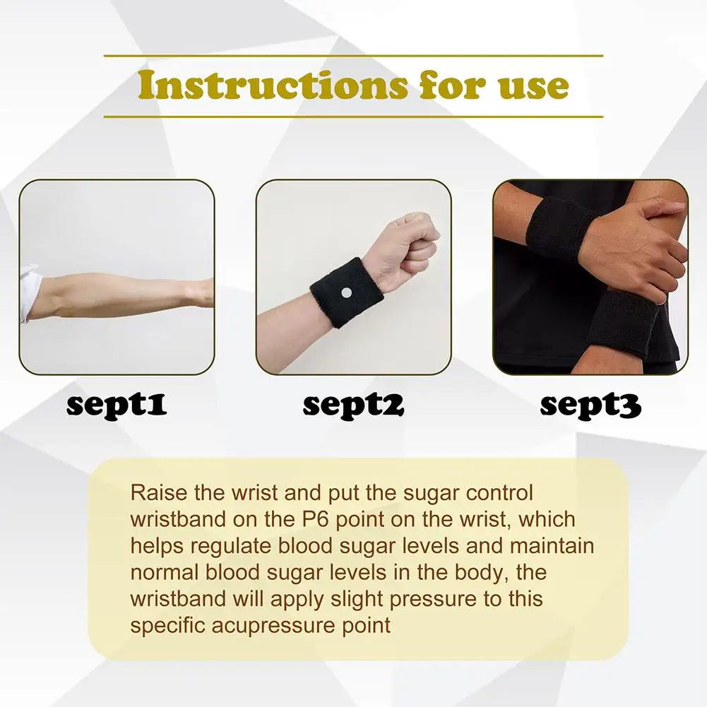 2 ชิ้นสายรัดข้อมือควบคุมน้ําตาล Therapeutic Bands Body Care เครื่องมือนํากลับมาใช้ใหม่ช่วยให้คุณลดระดับน้ําตาลในเลือดของคุณได้อย่างมีประสิทธิภาพ