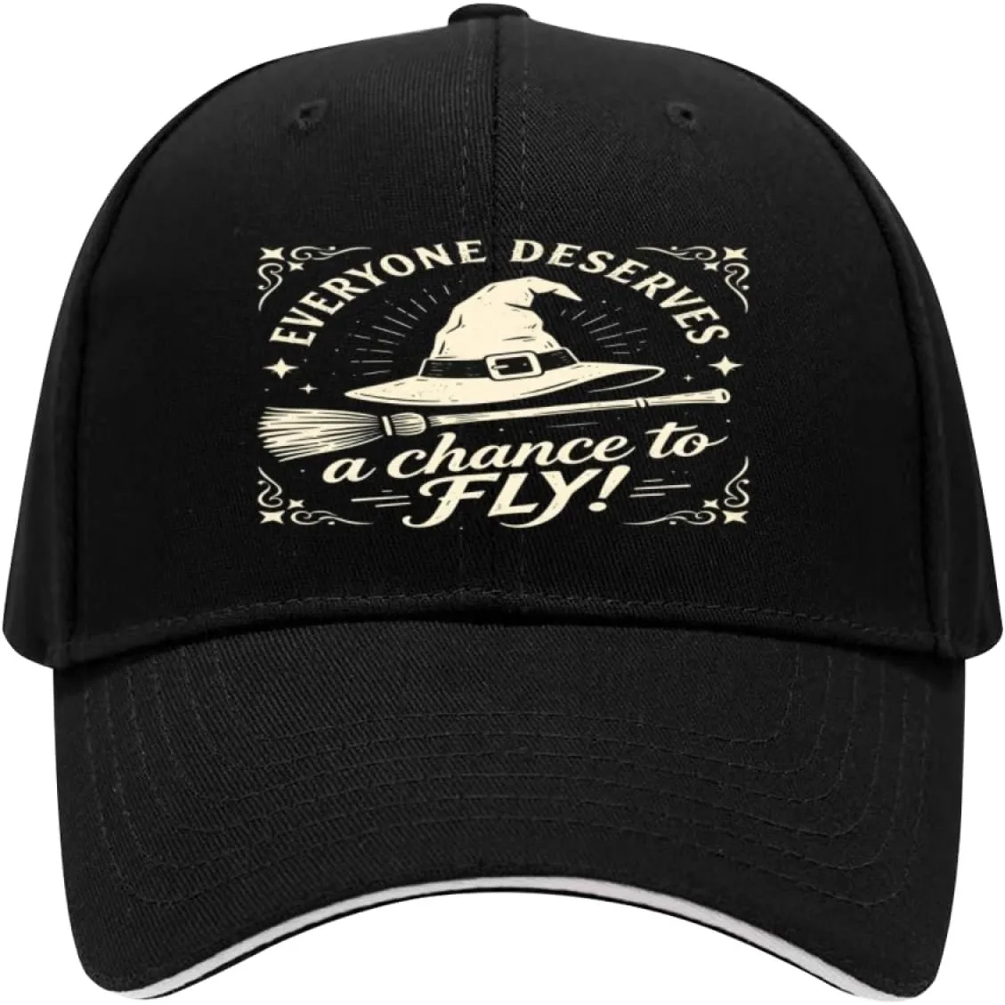Everyone Deserves A Chance to Fly Sandwich Print Baseball Cap