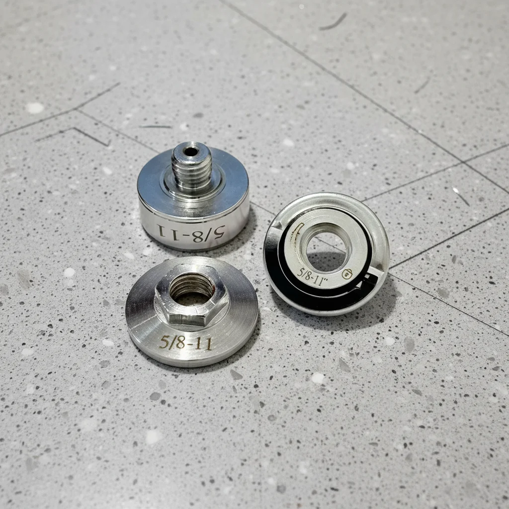 

Комплект адаптеров для режущего диска для угловой шлифовальной машины для замены колонковых сверл Простая установка Адаптер для режущего диска из нержавеющей стали