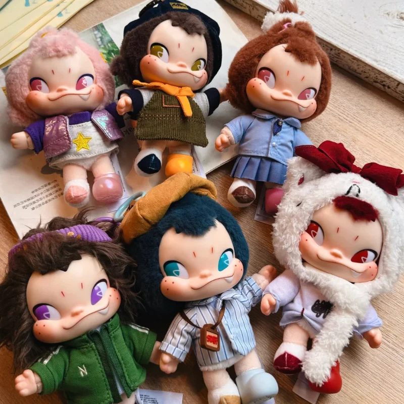 

Подлинная виниловая плюшевая глухая коробка серии 52-игрушек Ninnin Wild & Free ​ ​ Коллекционная игрушка для мальчика с колючими волосами, декор для стола ​ Очаровательная сумка, праздничный подарок