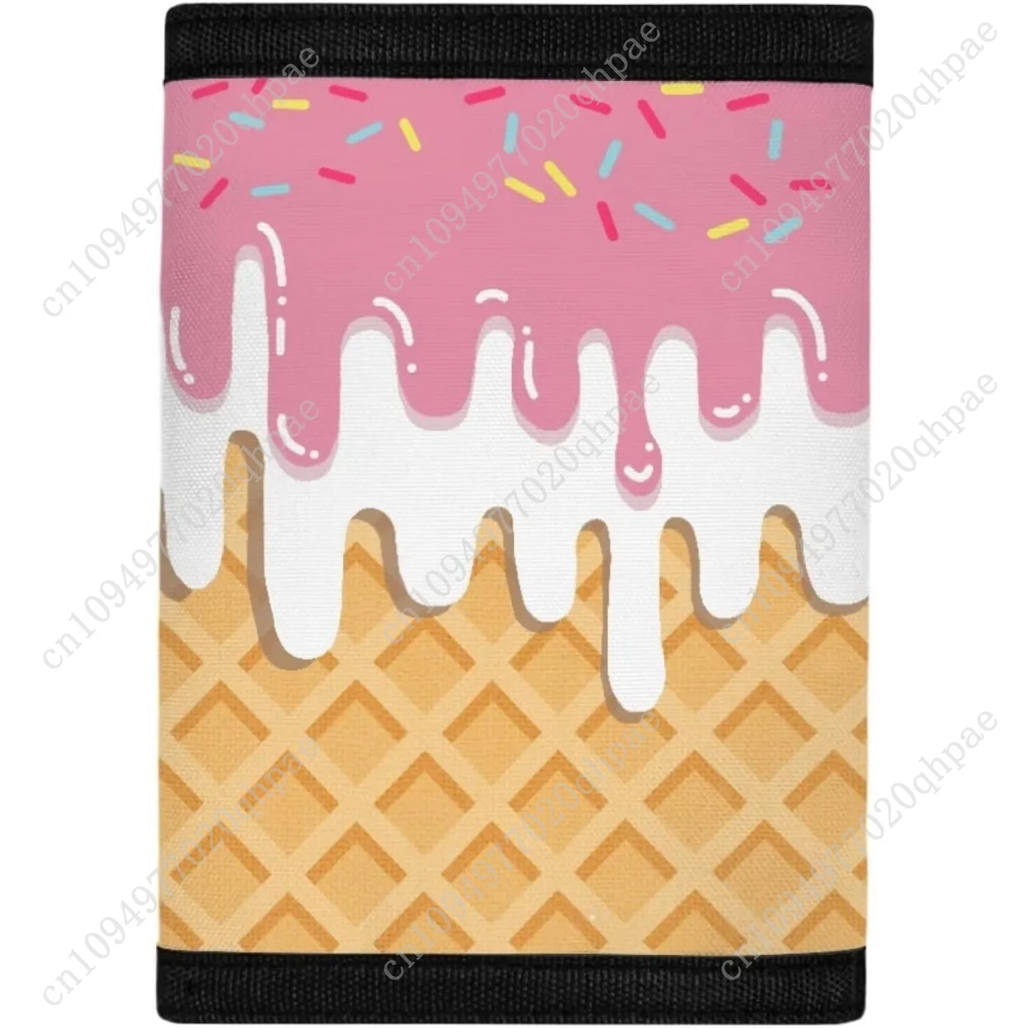 GIFTPUZZ محفظة بنمط كرة القدم للأولاد والبنات محفظة رياضية ثلاثية الطي مع جيب للعملات المعدنية محفظة مبتكرة لهدايا الأطفال