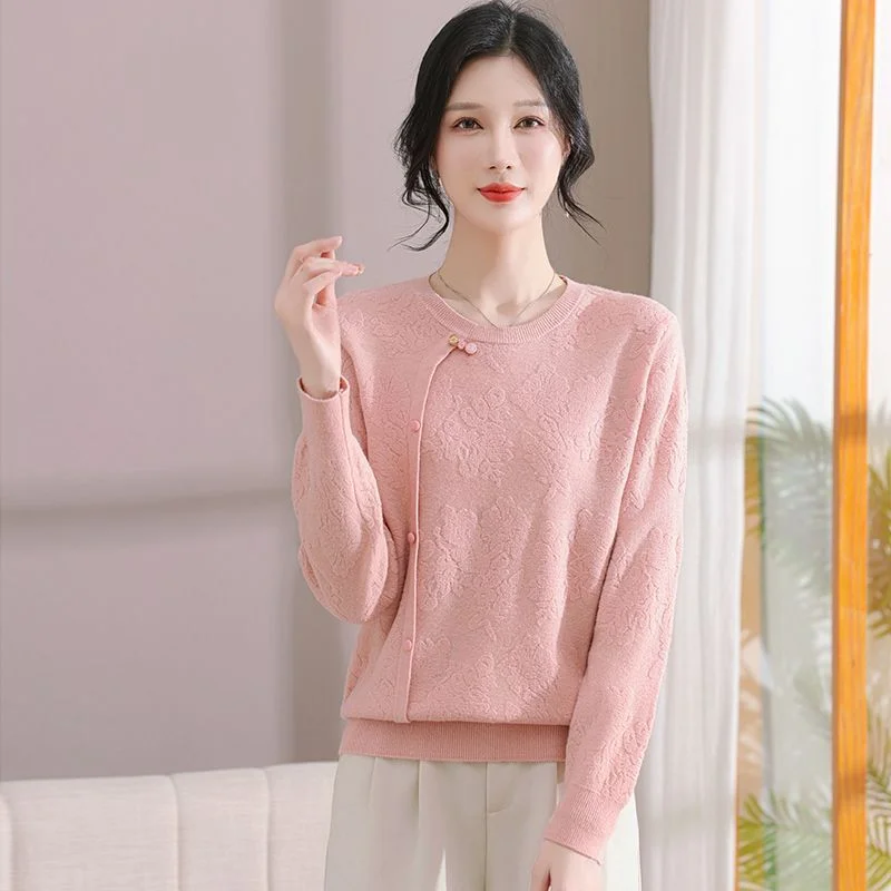 Maglione alla moda da donna e top lavorato a maglia alla moda