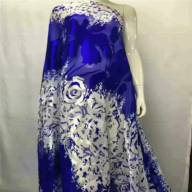 

5 ярдов африканского кружева, шифона, шелка, свадебная кружевная ткань с бриллиантами, нигерийский тюль, кружево для женщин 12L863001