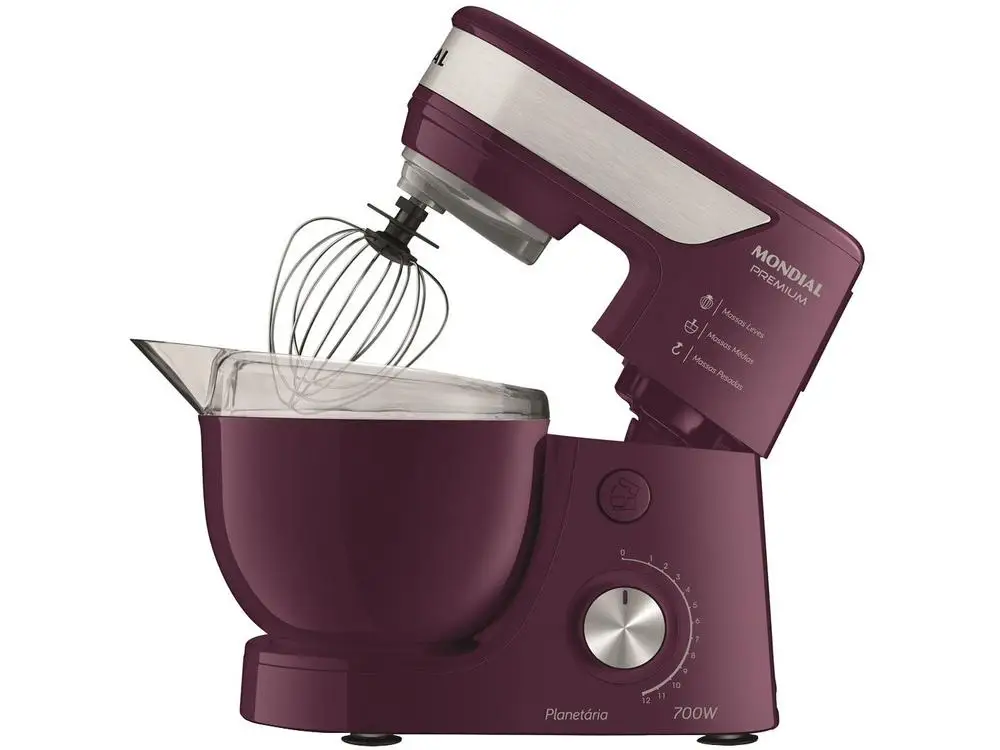 Batedeira Planetária Mondial Marsala 700W Premium - 110V