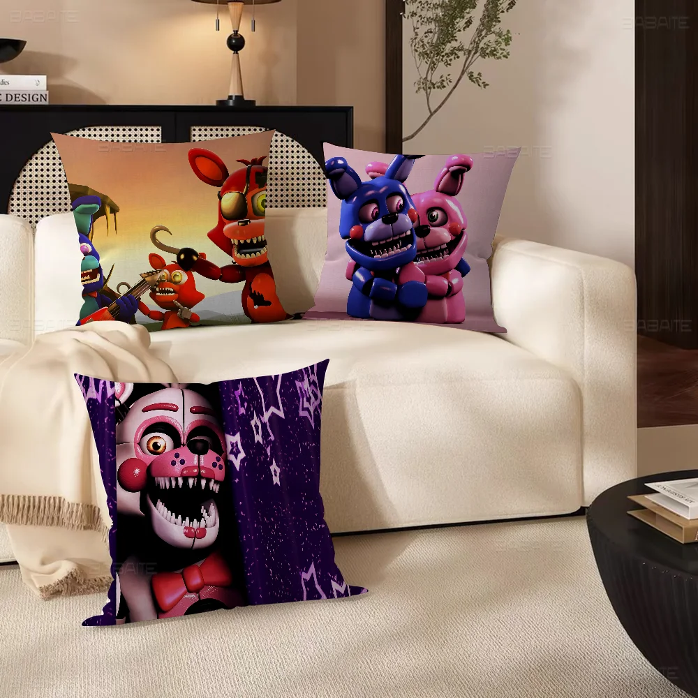 Sfm Fnaf Animatronics 45*45cm Cushion Cover Pillow Cover Decor Pillowcase Home Pillowcase For Couch Pillow