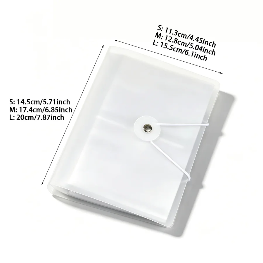 1pc Portable Photo Card Album with Disc String Buckle, Storage Book for Pictures, Trading Cards, Postcards & Polaroid XJM