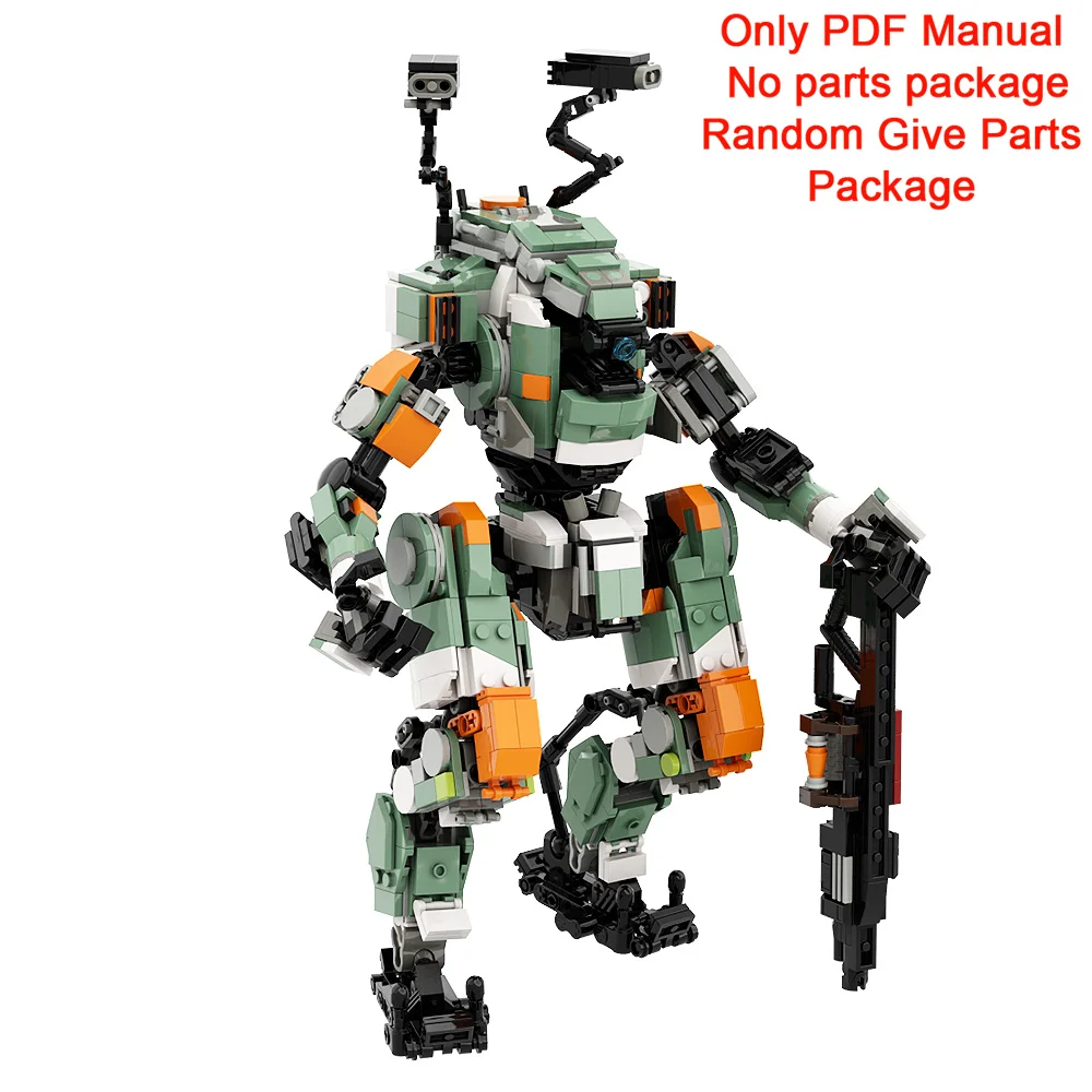 

Titanfall Mecha Robot PDF Instructions Titan Reaper Titan BT-7274 Parts List (Only PDF Manual ,No parts package)